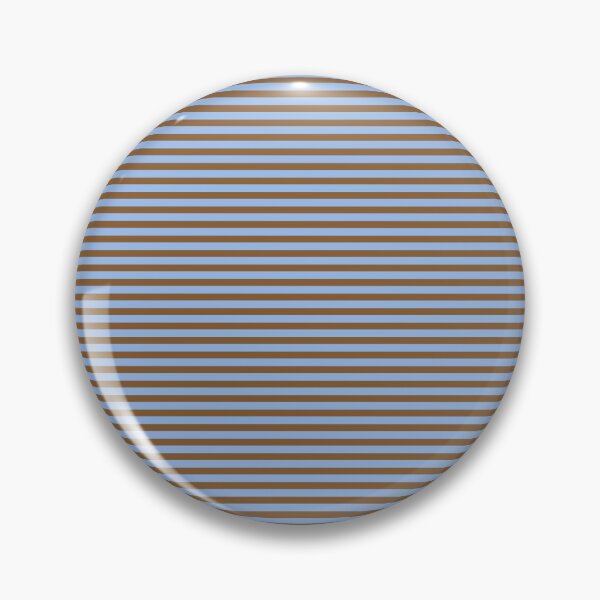 Item preview, Ultra Fine Stripes Horizontal Stripe Pattern in Periwinkle Blue and Brown designed and sold by kierkegaard.
