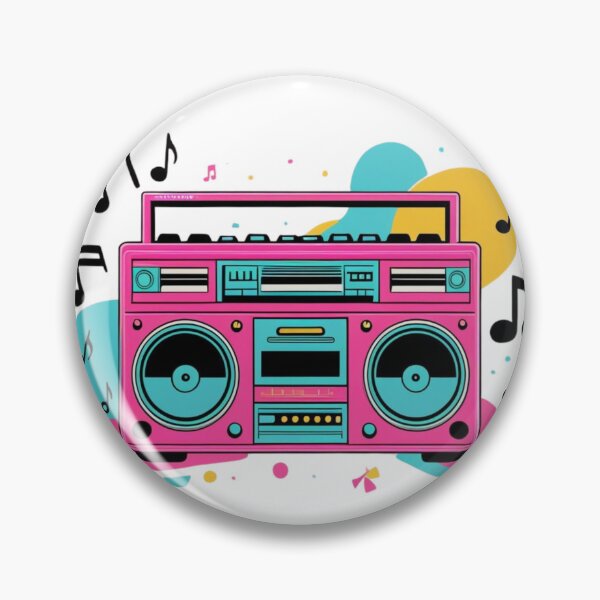 Item preview, Loud & Colorful – Boombox Vibes designed and sold by Shirtgefluester.