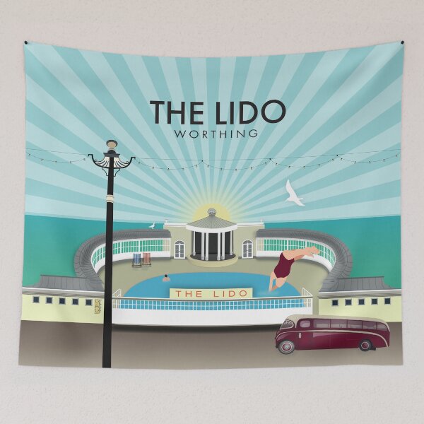 Item preview, The Lido in Worthing designed and sold by Vicky Anne Vaughan.