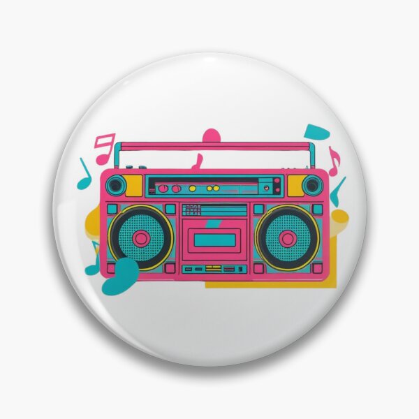 Artikelvorschau, Boombox Beats – Retro Design entworfen und verkauft von Shirtgefluester.