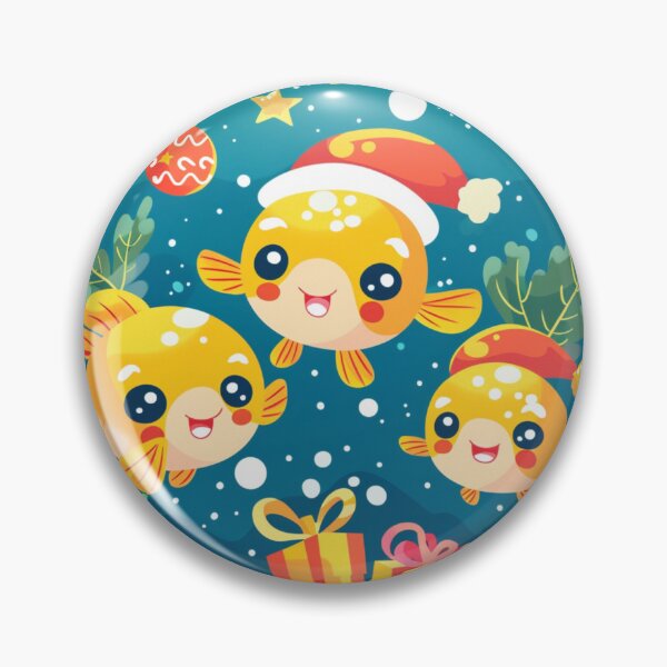 Item preview, Cute little fish on Christmas costume is having fun. designed and sold by KanDa-Shop.