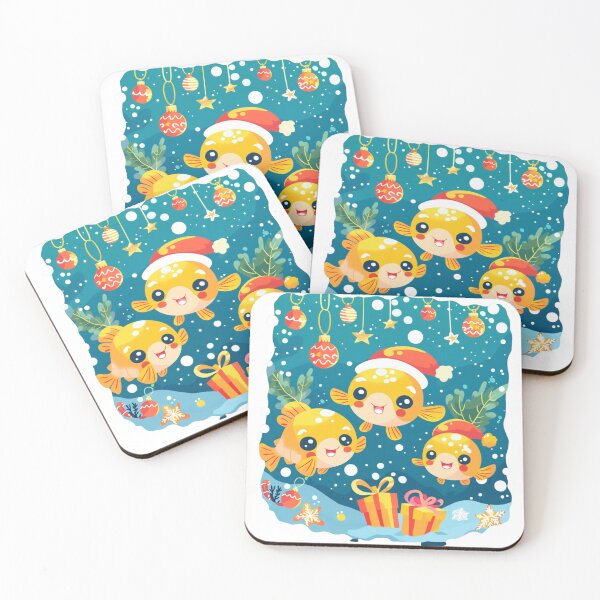Item preview, Cute little fish on Christmas costume is having fun. designed and sold by KanDa-Shop.