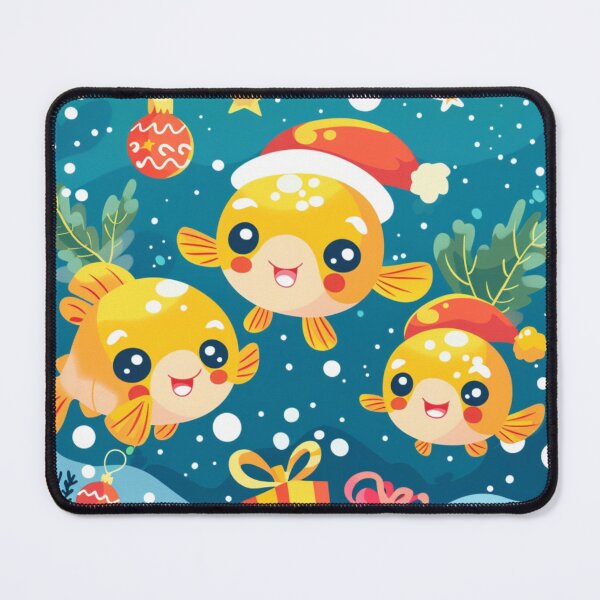 Item preview, Cute little fish on Christmas costume is having fun. designed and sold by KanDa-Shop.