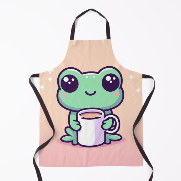 Item preview, Caffeinated Frog Vibes – Adorable Coffee-Loving Frog for Cozy Mornings & Chill Aesthetics designed and sold by Zezeshop1.