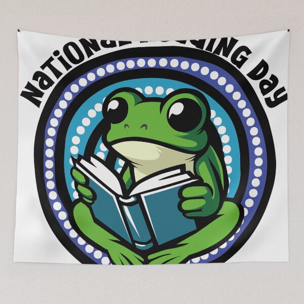Item preview, Authentic Aboriginal Art - National Reading Day designed and sold by HogarthArts.