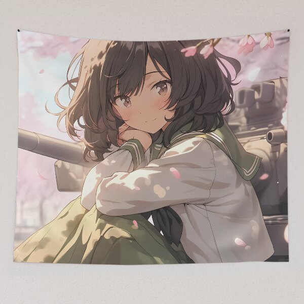 Item preview, Yukari Akiyama Girls und Panzer Anime Sakura Spring Bloom designed and sold by mildaclairmo.