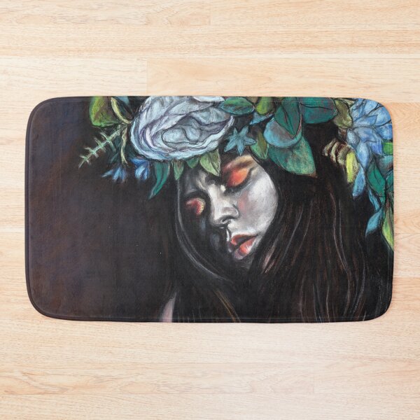 Item preview, Wild Grace II – Botanical Chalk Pastel with Floral Crown in Moody Earth Tones designed and sold by Laini Eckardt.