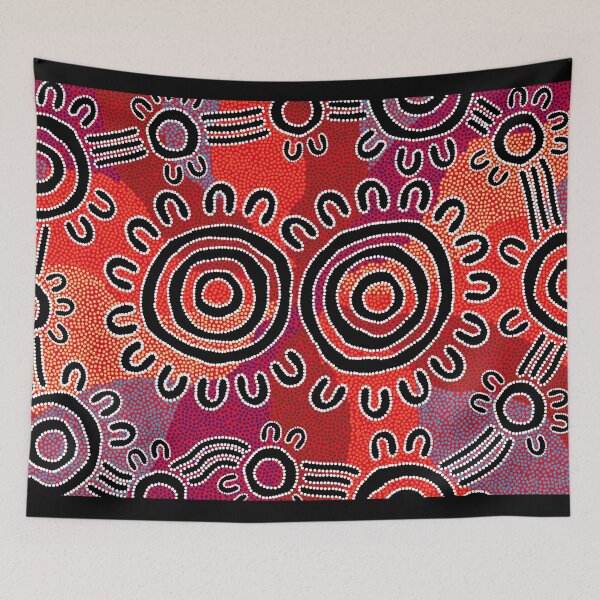 Item preview, Authentic Aboriginal Art -  designed and sold by HogarthArts.