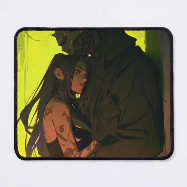 Item preview, Neon Embrace – Cyberpunk Love designed and sold by AxeWave.