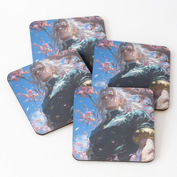 Item preview, Tengen Uzui Demon Slayer Anime Cherry Blossom Samurai Flair designed and sold by mildaclairmo.