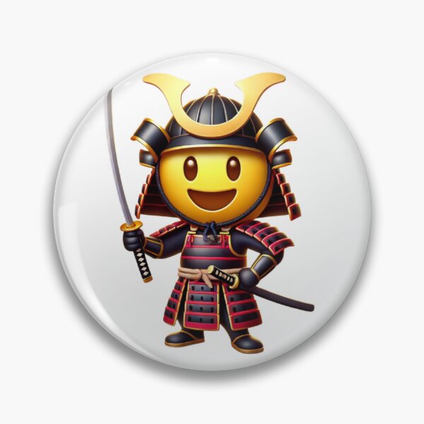 Item preview, Samurai emoji.  designed and sold by AndrewYoko.