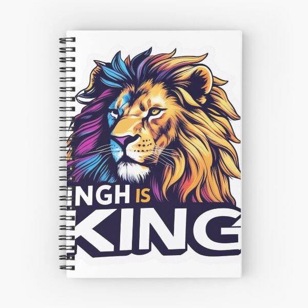 Item preview, Singh Is King Sticker | Sikh Pride | Punjabi Warrior Quote Decal designed and sold by BolWaheguru.