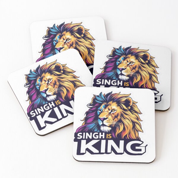 Item preview, Singh Is King Sticker | Sikh Pride | Punjabi Warrior Quote Decal designed and sold by BolWaheguru.