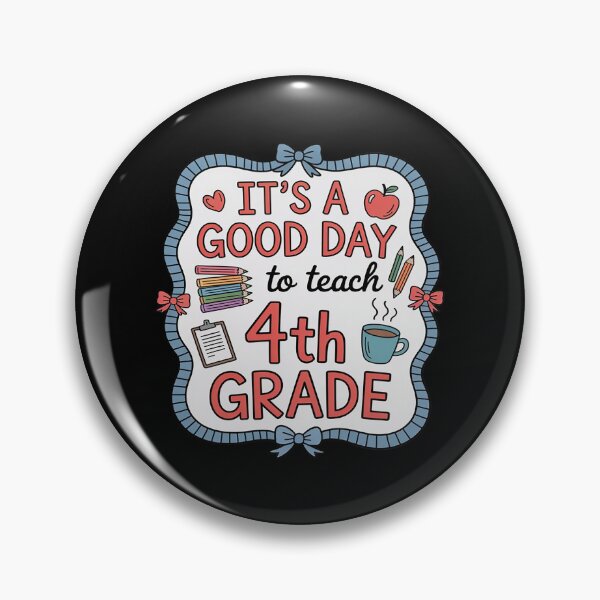 Item preview, Back to School It's A Good Day To Teach 4th Grade designed and sold by brynatshop.