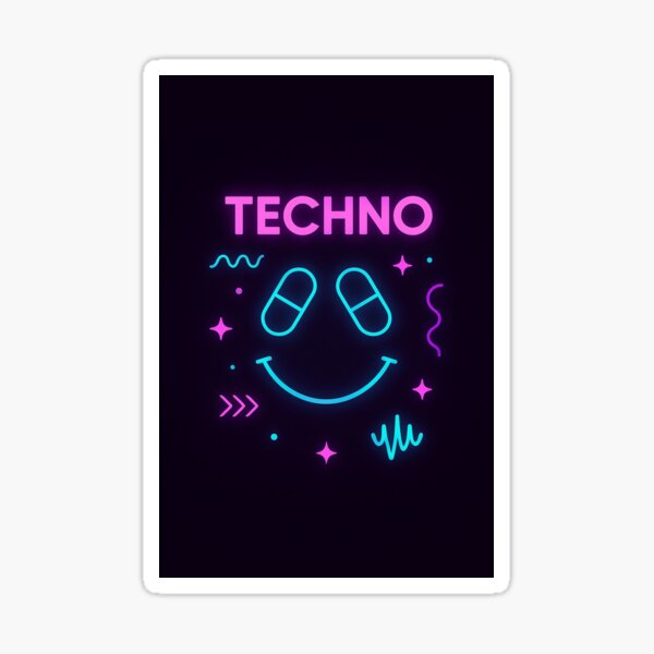 Aperçu de l'œuvre Techno créée et vendue par edexshop.