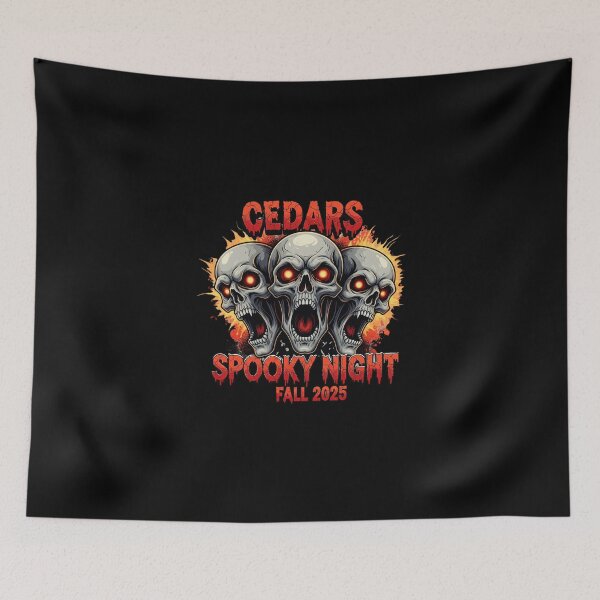 Item preview, Spooky Night Glowing Skulls Halloween designed and sold by Alex Songs.