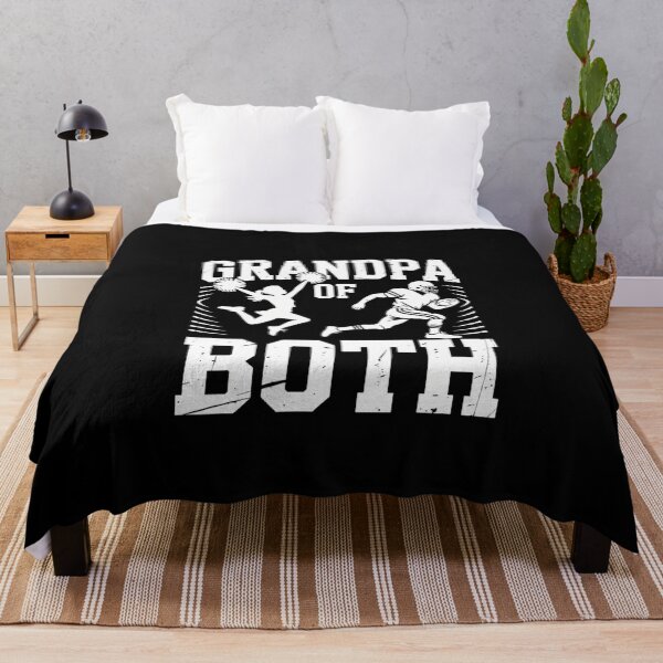 Item preview, Grandpa Of Both Funny Football Cheer Support designed and sold by DeadlockCrew.