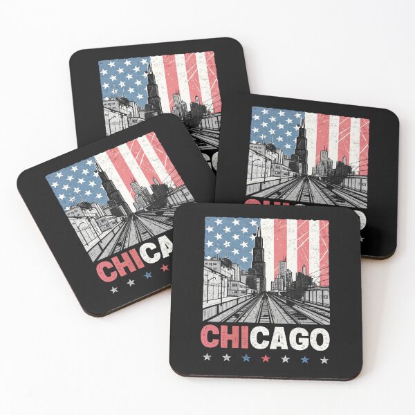 Item preview, Chicago usa flag colors designed and sold by SignumShop.