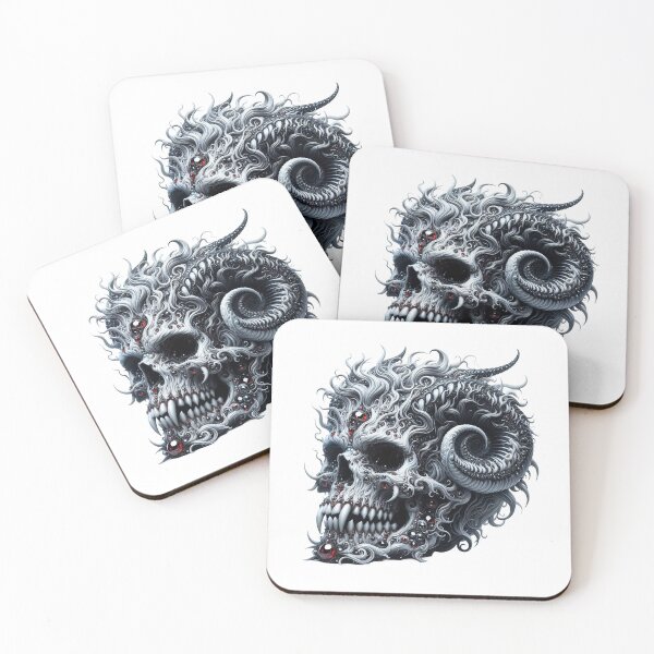 Item preview, Hairy Monster Skull designed and sold by MadinaFatt.