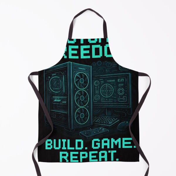 Item preview, Custom Is Freedom – PC Gamer Neon Tee designed and sold by VideoGamesStory.
