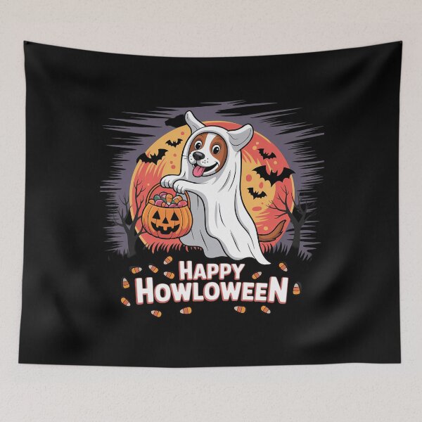 Item preview, Beagle Dog Happy Halloween designed and sold by brynatshop.