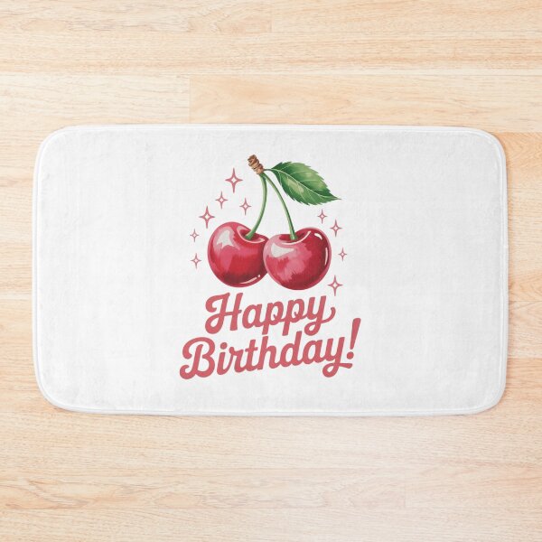 Item preview, happy birthday cherry designed and sold by ArtQueen777.