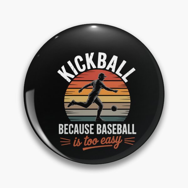 Item preview, Kickball Player Funny Joke Baseball designed and sold by DeadlockCrew.