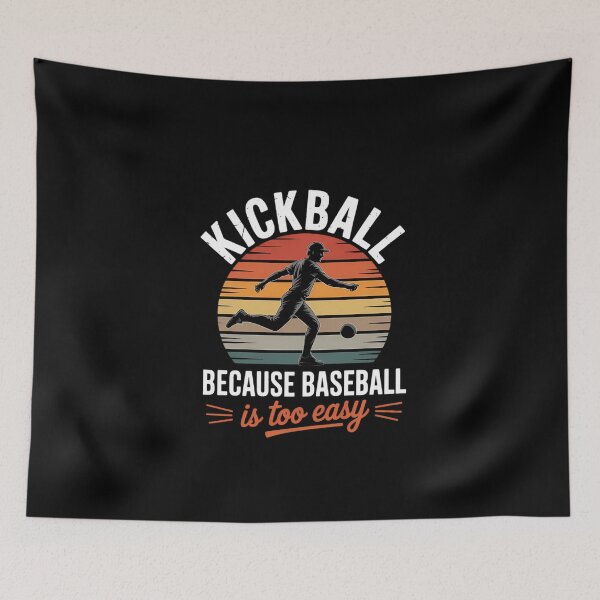 Item preview, Kickball Player Funny Joke Baseball designed and sold by DeadlockCrew.