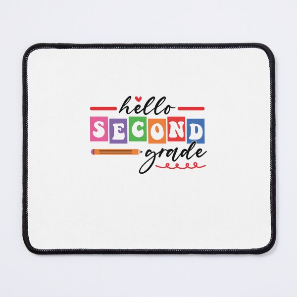 Item preview, Hello Second Grade Colorful Block Letters Back to School designed and sold by facegm.