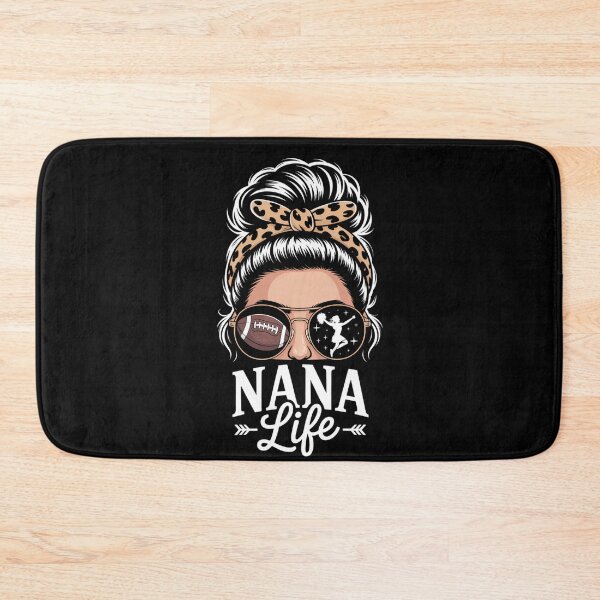 Item preview, Messy Bun Hair Funny Football Cheer Cheering designed and sold by DeadlockCrew.
