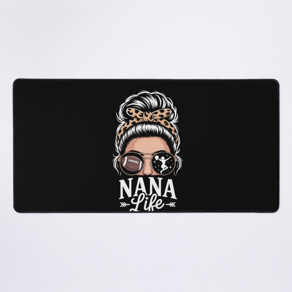 Item preview, Messy Bun Hair Funny Football Cheer Cheering designed and sold by DeadlockCrew.