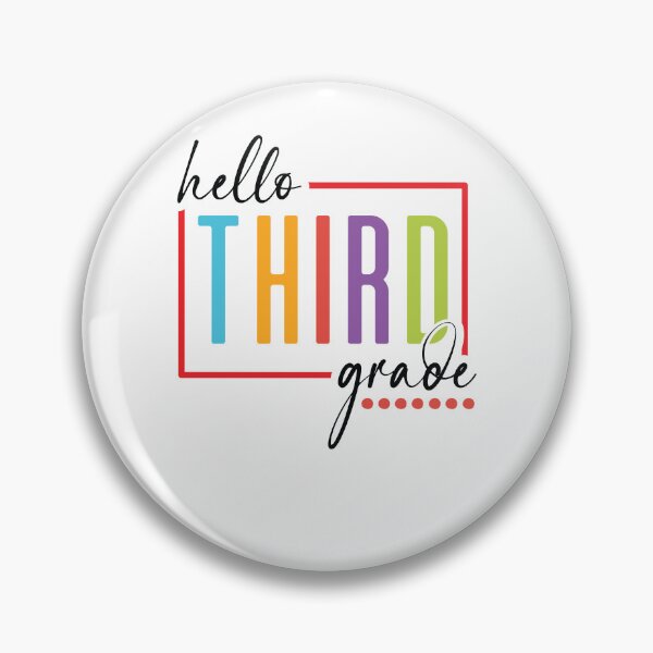 Item preview, Hello Third Grade Colorful Back to School Kids designed and sold by facegm.