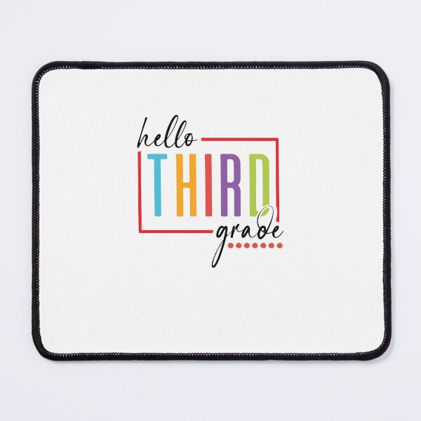 Item preview, Hello Third Grade Colorful Back to School Kids designed and sold by facegm.