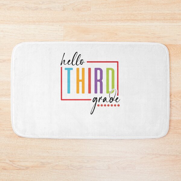 Item preview, Hello Third Grade Colorful Back to School Kids designed and sold by facegm.
