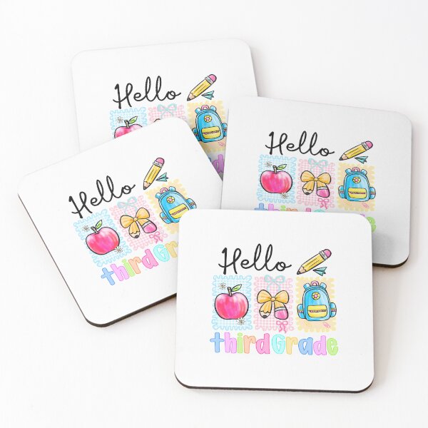Item preview, Hello Third Grade Gingham Pencil Apple Backpack Girl designed and sold by facegm.