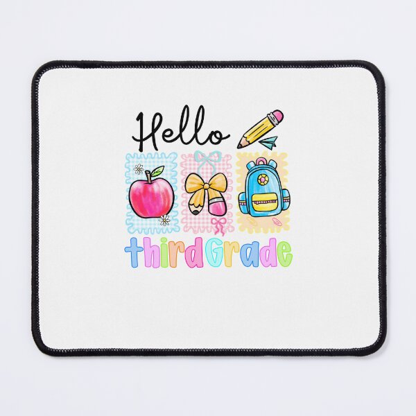 Item preview, Hello Third Grade Gingham Pencil Apple Backpack Girl designed and sold by facegm.
