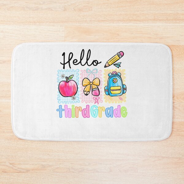 Item preview, Hello Third Grade Gingham Pencil Apple Backpack Girl designed and sold by facegm.