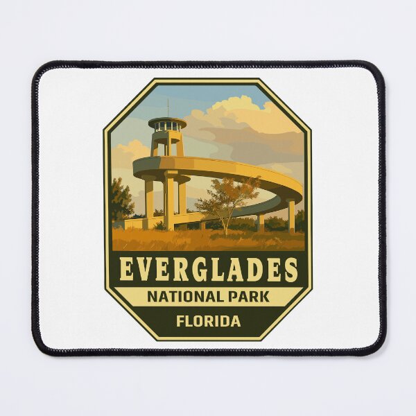Item preview, Everglades National Park Retro Swamp Wildlife Sticker designed and sold by Ismeal Von.
