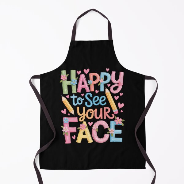 Item preview, Back to School Teacher Happy To See Your Face designed and sold by brynatshop.