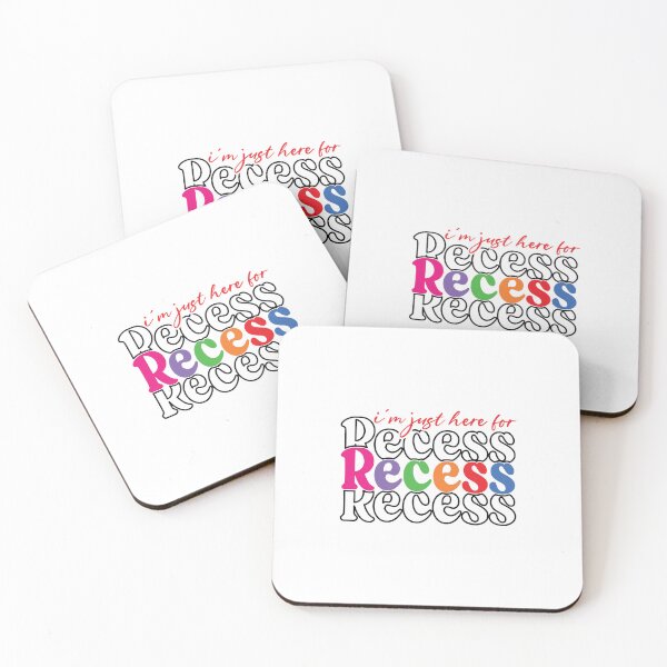 Item preview, I’m Just Here for Recess Funny Colorful Teacher Student designed and sold by facegm.