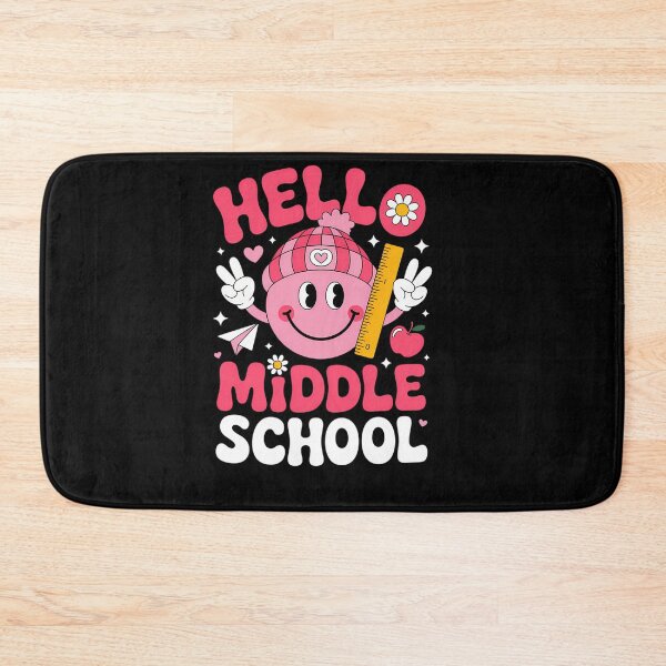 Item preview, Middle School Smile Face Teacher Back To School designed and sold by savrmiller.