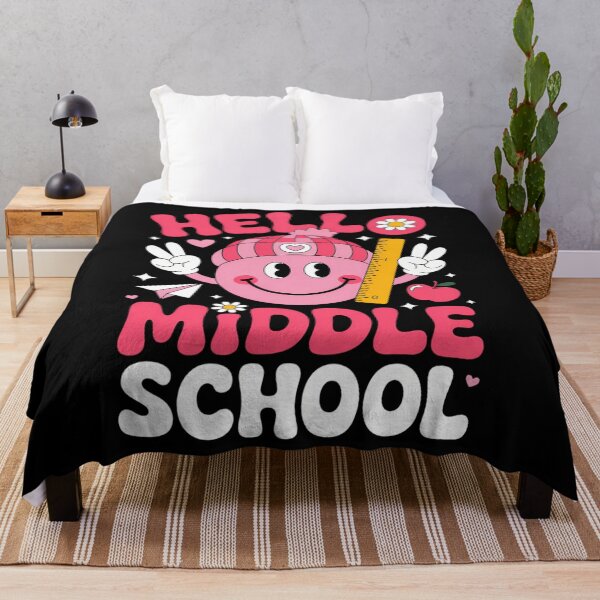 Item preview, Middle School Smile Face Teacher Back To School designed and sold by savrmiller.
