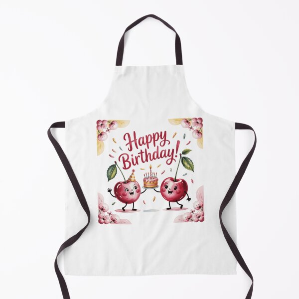 Item preview, Cherry Twins Happy Birthday designed and sold by ArtQueen777.