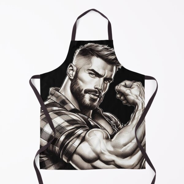 Item preview, Vintage Lumberjack Daddy Muscle Power LGBTQ Gay Pride Graphic Design designed and sold by ItsAKinkThing.
