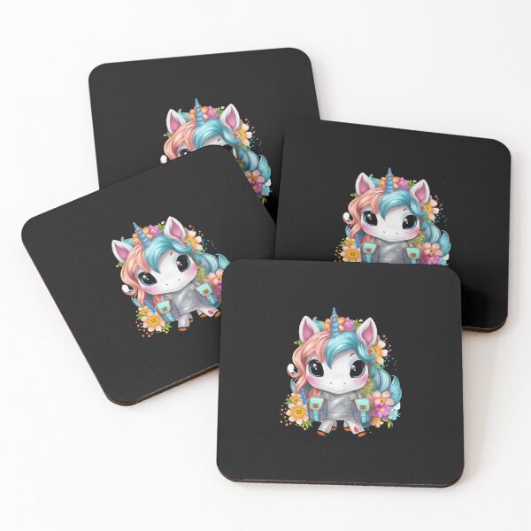 Item preview, Kawaii Bookish Unicorn Back to School Magic designed and sold by facegm.