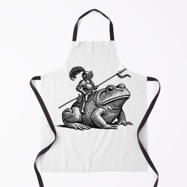 Item preview, Vintage Retro 90s Frog Knight Dreamy Dark Art Medieval designed and sold by Kimberley King Art King Art.