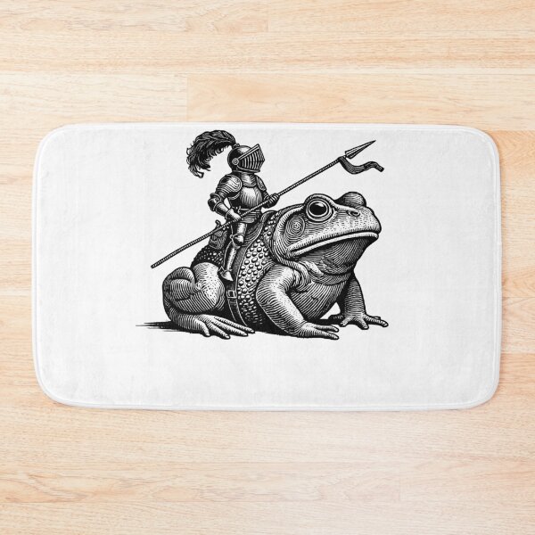 Item preview, Vintage Retro 90s Frog Knight Dreamy Dark Art Medieval designed and sold by Kimberley King Art  King Art.