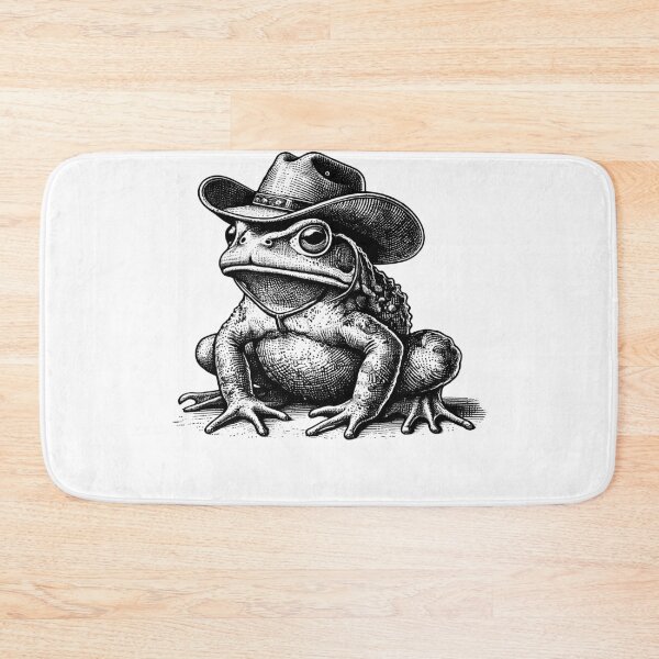 Item preview, Vintage Retro 90s Frog Western Wild West Weirdcore designed and sold by Kimberley King Art  King Art.