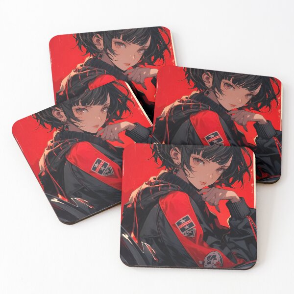 Item preview, Makoto Niijima Persona 5 Anime Queen Leather Style Night designed and sold by mildaclairmo.