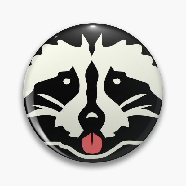 Item preview, Playful Raccoon Head with its tongue out Illustration. designed and sold by OzzyMac.